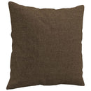 pyntepuder 2 stk. 40x40 cm stof brun