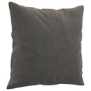pyntepuder 2 stk. 40x40 cm velour mørkegrå