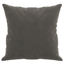 pyntepuder 2 stk. 40x40 cm velour mørkegrå