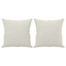 pyntepuder 2 stk. 40x40 cm velour brun