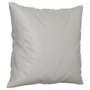 pyntepuder 2 stk. 40x40 cm mikrofiberstof lysegrå
