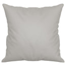 pyntepuder 2 stk. 40x40 cm mikrofiberstof lysegrå