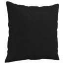 pyntepuder 2 stk. 40x40 cm mikrofiberstof sort