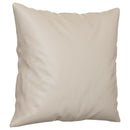 pyntepuder 2 stk. 40x40 cm mikrofiberstof cremefarvet