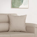 pyntepuder 2 stk. 40x40 cm mikrofiberstof cremefarvet