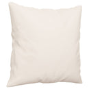 pyntepuder 2 stk. 40x40 cm mikrofiberstof beige