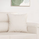 pyntepuder 2 stk. 40x40 cm mikrofiberstof beige