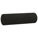 pyntepuder 2 stk. Ø15x50 cm stof sort