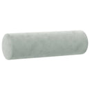 pyntepuder 2 stk. Ø15x50 cm velour lysegrå