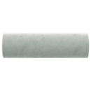 pyntepuder 2 stk. Ø15x50 cm velour lysegrå