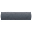 pyntepuder 2 stk. Ø15x50 cm velour mørkegrå