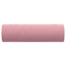 pyntepuder 2 stk. Ø15x50 cm velour lyserød