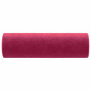 pyntepuder 2 stk. Ø15x50 cm velour vinrød