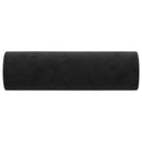 pyntepuder 2 stk. Ø15x50 cm velour sort