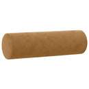 pyntepuder 2 stk. Ø15x50 cm velour brun