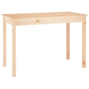 spisebord 110x55x75 cm massivt fyrretræ
