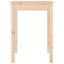 spisebord 55x55x75 cm massivt fyrretræ