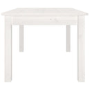 sofabord 80x50x40 cm massivt fyrretræ hvid