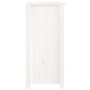 skænk 100x35x74 cm massivt fyrretræ hvid