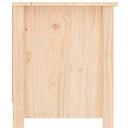 skoskab 110x38x45,5 cm massivt fyrretræ