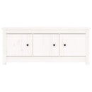 skoreol 110x38x45,5 cm massivt fyrretræ hvid