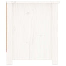 skoreol 110x38x45,5 cm massivt fyrretræ hvid