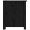 skoreol 110x38x45,5 cm massivt fyrretræ sort