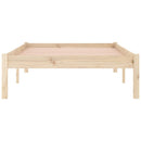 sengeramme uden madras 100x190 cm massivt fyrretræ