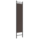 3-panels rumdeler 120x200 cm stof brun