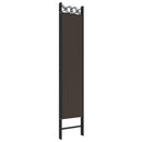 6-panels rumdeler 240x200 cm stof brun