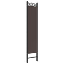 6-panels rumdeler 240x200 cm stof brun