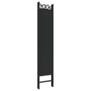 6-panels rumdeler 240x200 cm stof sort