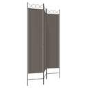 3-panels rumdeler 120x220 cm stof antracitgrå