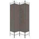 4-panels rumdeler 160x220 cm stof antracitgrå