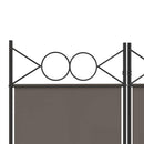 5-panels rumdeler 200x220 cm stof antracitgrå