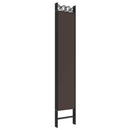 6-panels rumdeler 240x220 cm stof brun