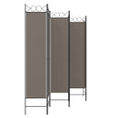 5-panels rumdeler 240x220 cm stof antracitgrå