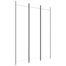 3-panels rumdeler 150x200 cm stof hvid