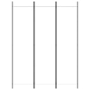 3-panels rumdeler 150x200 cm stof hvid