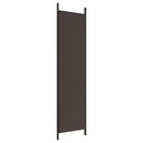 3-panels rumdeler 150x200 cm stof brun