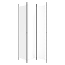 3-panels rumdeler 150x220 cm stof hvid