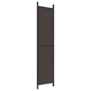 4-panels rumdeler 200x220 cm stof brun