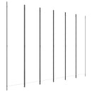 6-panels rumdeler 300x220 cm stof hvid