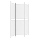 3-panels rumdeler 150x180 cm stof hvid
