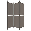 3-panels rumdeler 150x180 cm stof antracitgrå