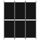 3-panels rumdeler 150x180 cm stof sort