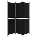 3-panels rumdeler 150x180 cm stof sort