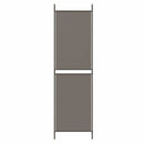 5-panels rumdeler 250x180 cm stof antracitgrå