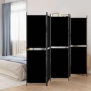 5-panels rumdeler 250x180 cm stof sort