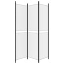 3-panels rumdeler 150x200 cm stof hvid